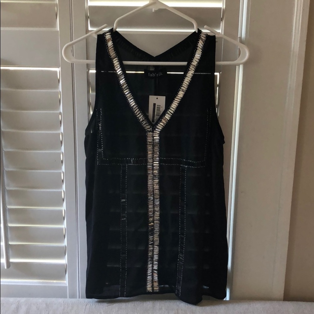 Fabrik beaded top